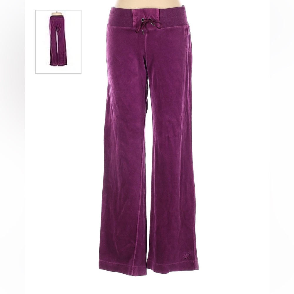 NIKE SET velour purple sweatsuit SET